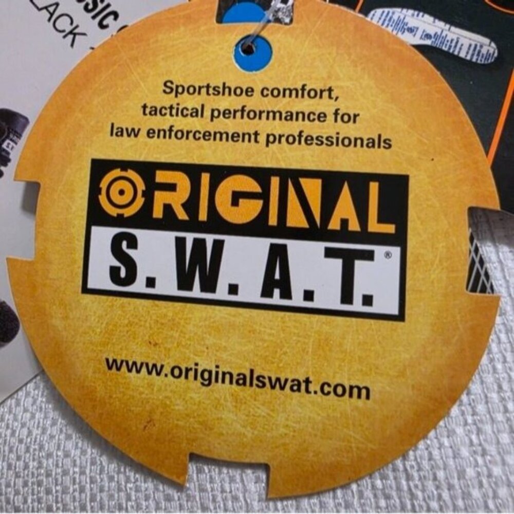 Original S.W.A.T. Classic 9" Tactical Boots Black Size 5 Waterproof Safety Toe - Picture 15 of 16